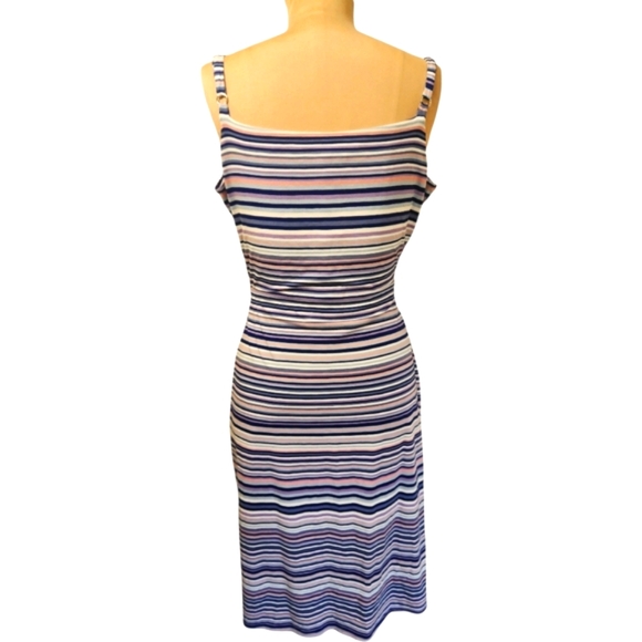 White House Black Market 🔖NWT! Rainbow Stripe Sundress - Size 10 - Picture 10 of 16